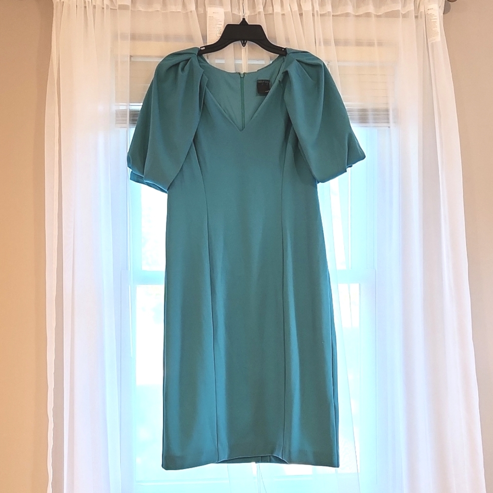 NWOT Puff Sleeve Midi Dress Plus Size